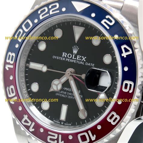 rolex gmt master 2 ghiera blu e rosa